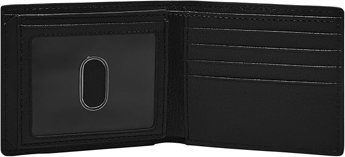 Fossil Men's Everett Leather Bifold with Flip ID Wallet
