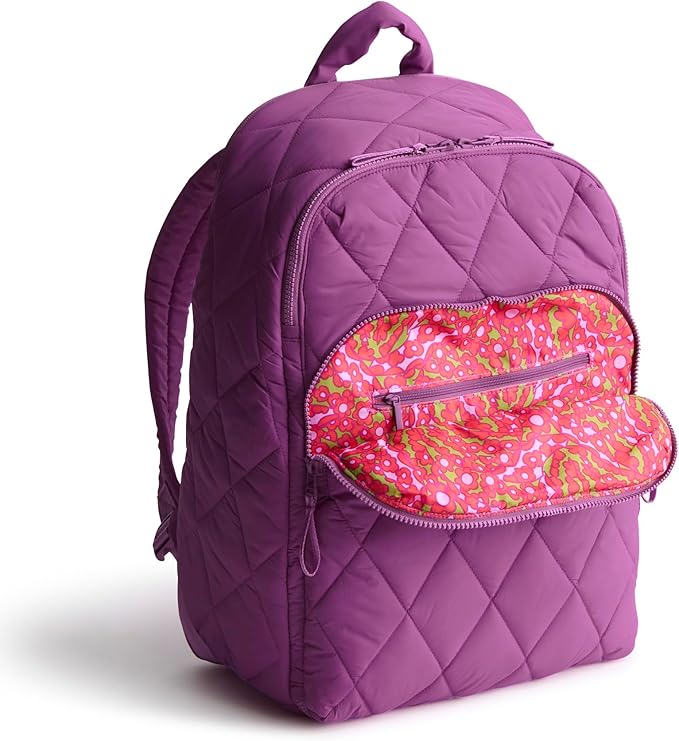 Vera Bradley Women's Featherweight Westover Hybrid Backpack, Iris Orchid, One Size
