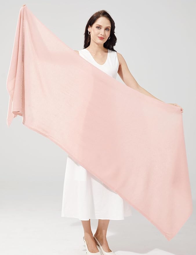Soft Cashmere Blend Wrap Chic Scarf Stole for Women Wayfarer Travel Extra Large 87"x28"