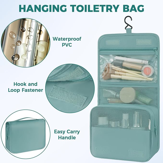 BAGAIL 9 Set Packing Cubes with Packing List Luggage Packing Organizers for Travel Accessories