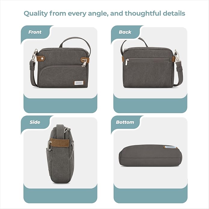 Travelon Anti-Theft Heritage Small Crossbody Bag