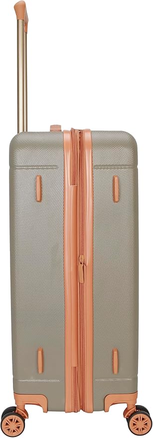 Dockers Hooper Hardside Expandable 8-Wheel Spinner Travel Checked Luggage, 24-Inch, Timberwolf