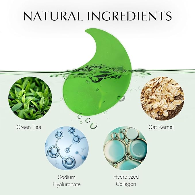 Under Eye Patches for Puffiness Kit: 120 Pcs Green Tea & Caffeine Eye Mask for Dark Circles and Anti-Aging - Day & Night Skin Eye Pads with Niacinamide, Collagen, Hyaluronic Acid & Vitamin C (2 Pack)