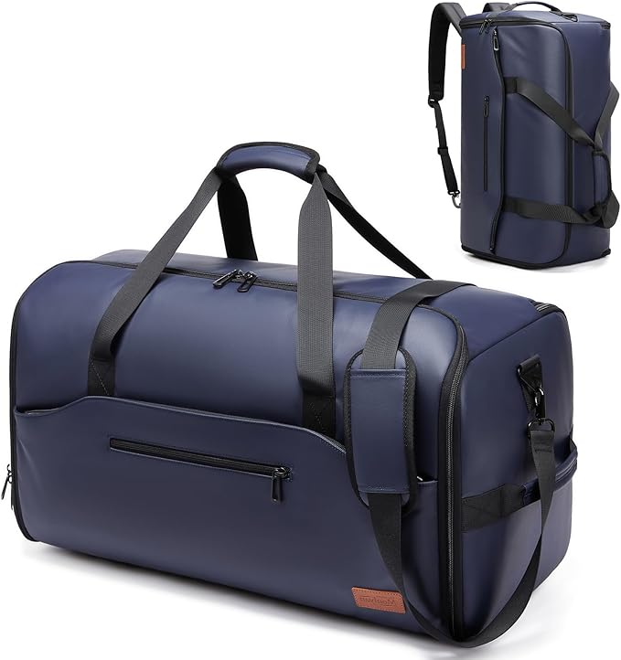 Garment Bags for Travel,45L Carry on Convertible Garment Duffle bag for Men Women - 3 in 1 Hanging Suit Travel Bag with Shoulder Strap
