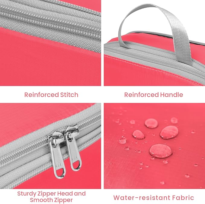 Cambond Compression Packing Cubes for Travel Women - Lightweight Luggage Organizers Bag Packing Cubes for Carry on Suitcases