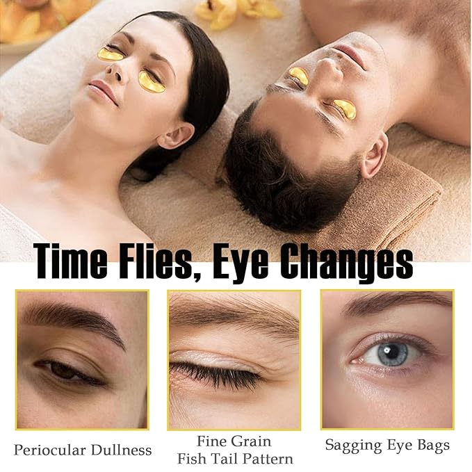 30 Pairs Lip Mask & Eye Mask, 24K Gold Under Eye Patches for Puffy Eyes, Lip Mask Skincare, Small Gifts, Mothers Day Gifts,Teacher Appreciation Gifts, Bulk Gifts for Women, Bachelorette Party Favors