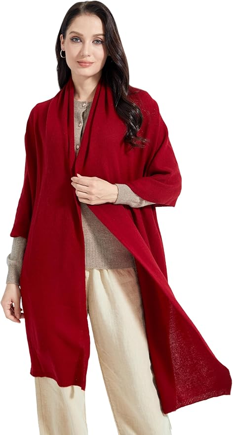 Soft Cashmere Blend Wrap Chic Scarf Stole for Women Wayfarer Travel Extra Large 87"x28"