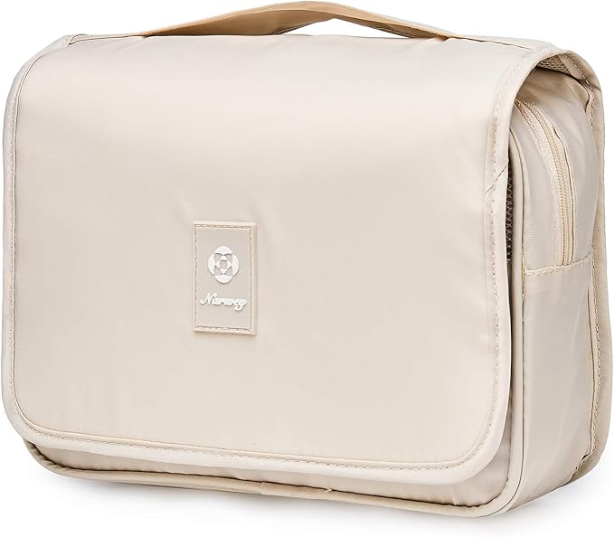 Narwey Small Hanging Travel Toiletry Bag for Women, Travel Bag for Toiletries, Makeup Bag Organizer Make Up Bags Cosmetic Bags for Girls