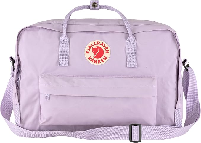 Fjallraven Kanken Weekender Bag, Large Travel Tote and Duffel for Overnight and Everyday Carry, Pastel Lavender