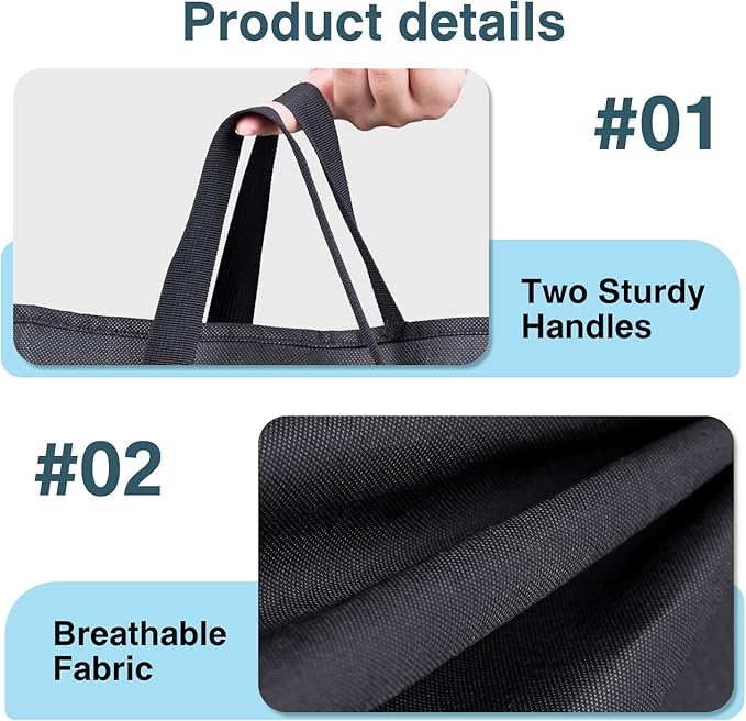 SLEEPING LAMB 65'' Bridal Wedding Gown Dress Garment Bag 15'' Gusseted Garment Cover Shoe Pockets Travel Garment Storage Bag for Prom, Evening Gowns, Black