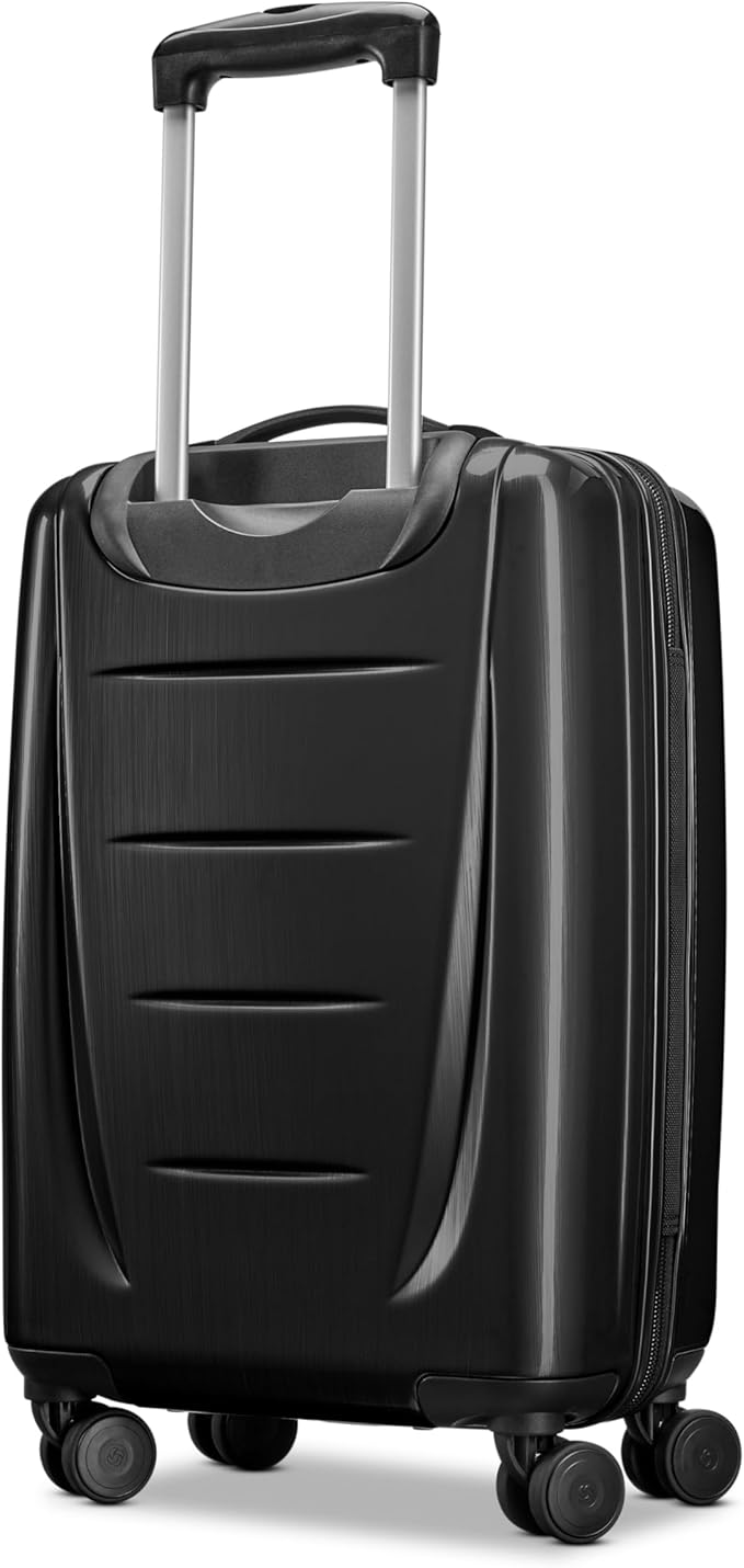 Samsonite Winfield 2 - 20-Inch Hardside Luggage with 360° Spinner Wheels, TSA Lock, Airline Approved - Brushed Anthracite