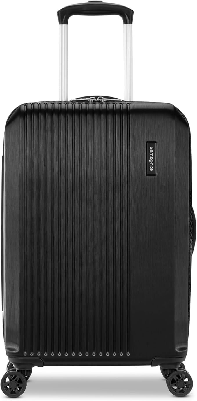 Samsonite Alliance SE Hardside Luggage with Spinner Wheels, Lightweight, CARRY-ON SPINNER, BASS BLACK