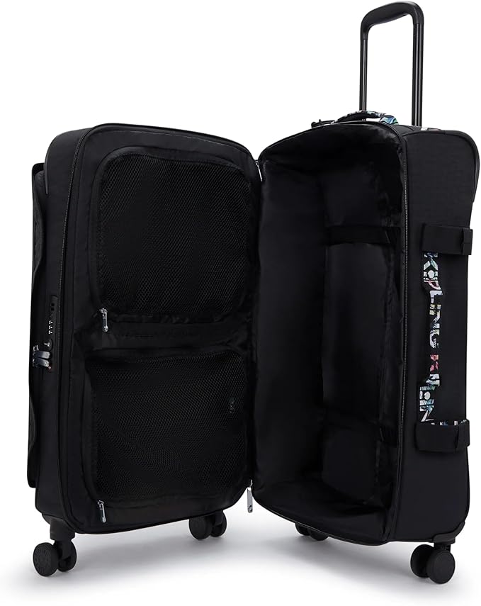Kipling Women's Spontaneous Medium Softside Spinner Wheel Luggage, Integrated TSA Accepted Lock