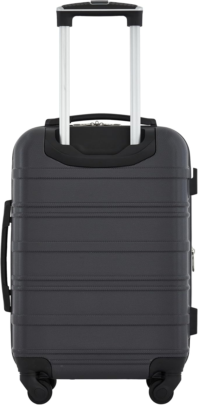 Travelers Club Phoenix Luggage, Blackened Pearl, 22-Inch Carry-On
