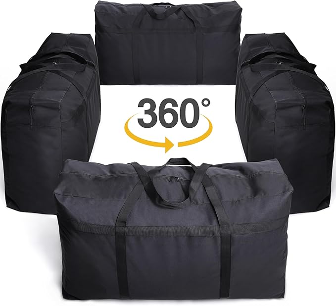 REDCAMP Foldable Travel Bag, Large Sports Bag, 75L/96L/100L, Lightweight Waterproof Tote Bag