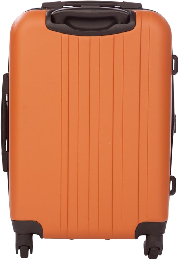 Eddie Bauer Flatiron Carry-On 22" Luggage | Hardside | Spinner Wheels | Expandable | Lightweight | Travel Essentials - Paprika