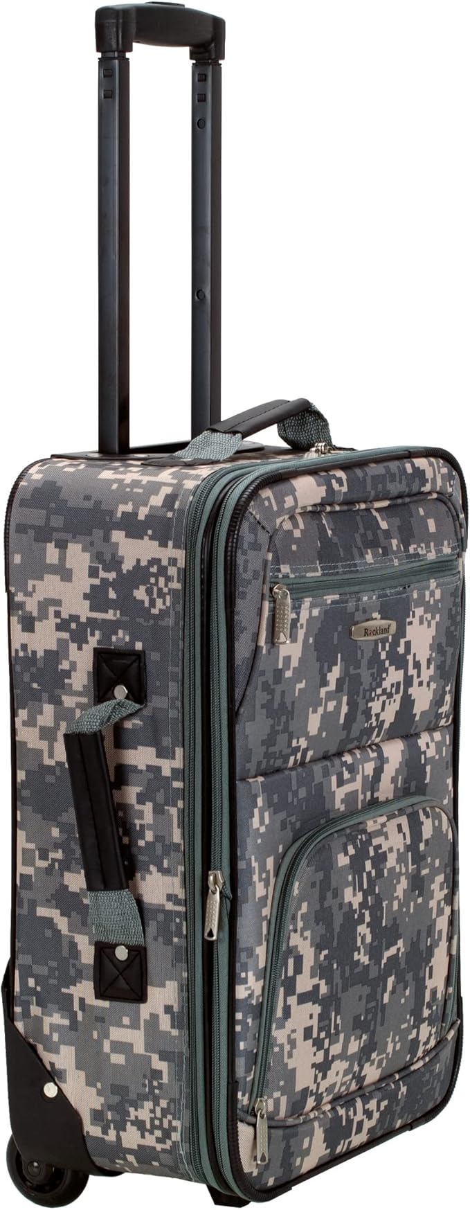 Rockland Journey Softside Upright Luggage Set, Acu Camo, 4-Piece (14/19/24/28)