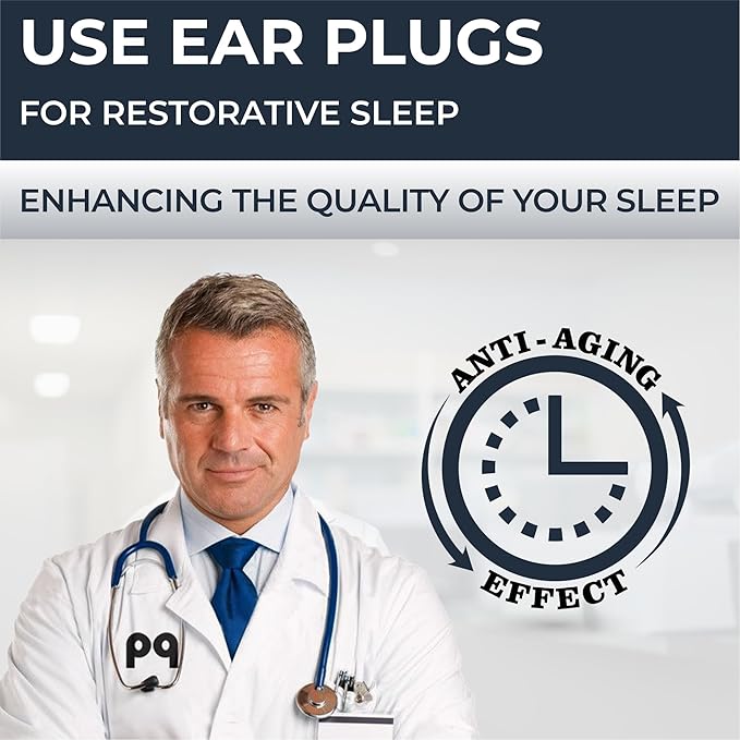 Peace&Quiet PQ Wax Ear Plugs for Sleeping, Swimming - 15 Soft Noise Cancelling Silicone Gel Wax Earplugs for Sleep and Swimmers, Ear Protection with Sound Blocking Level of 32 Db, (15-Pillows)