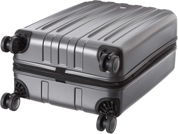 DELSEY PARIS Titanium Hardside Expandable Luggage with Spinner Wheels Checked Luggage, Graphite, Checked-Medium 25 Inch