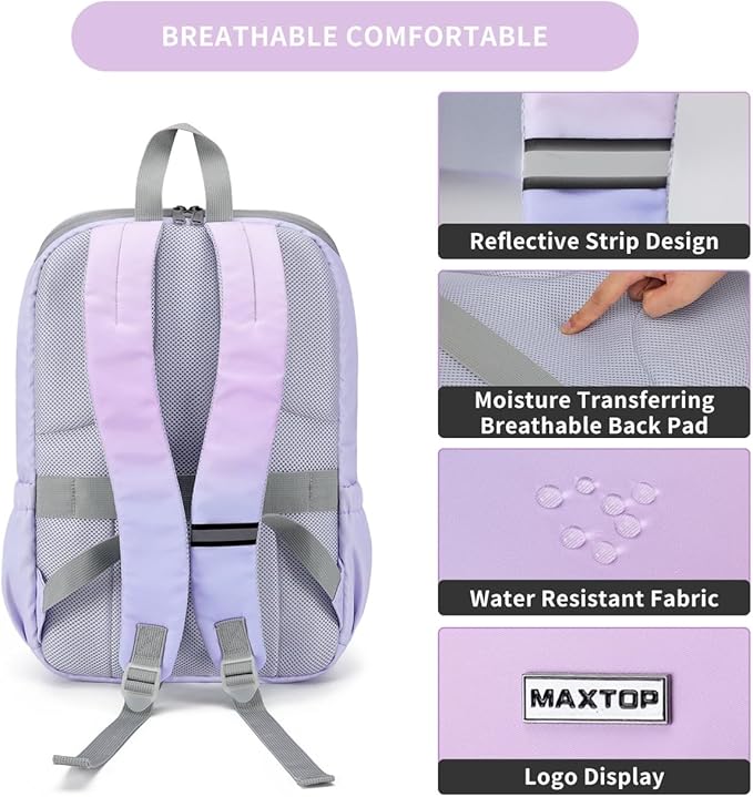MAXTOP Deep Storage Laptop Backpack Business Anti-theft Backpacks[Water Resistant] College Computer Bookbag Fits 16 Inch Laptop