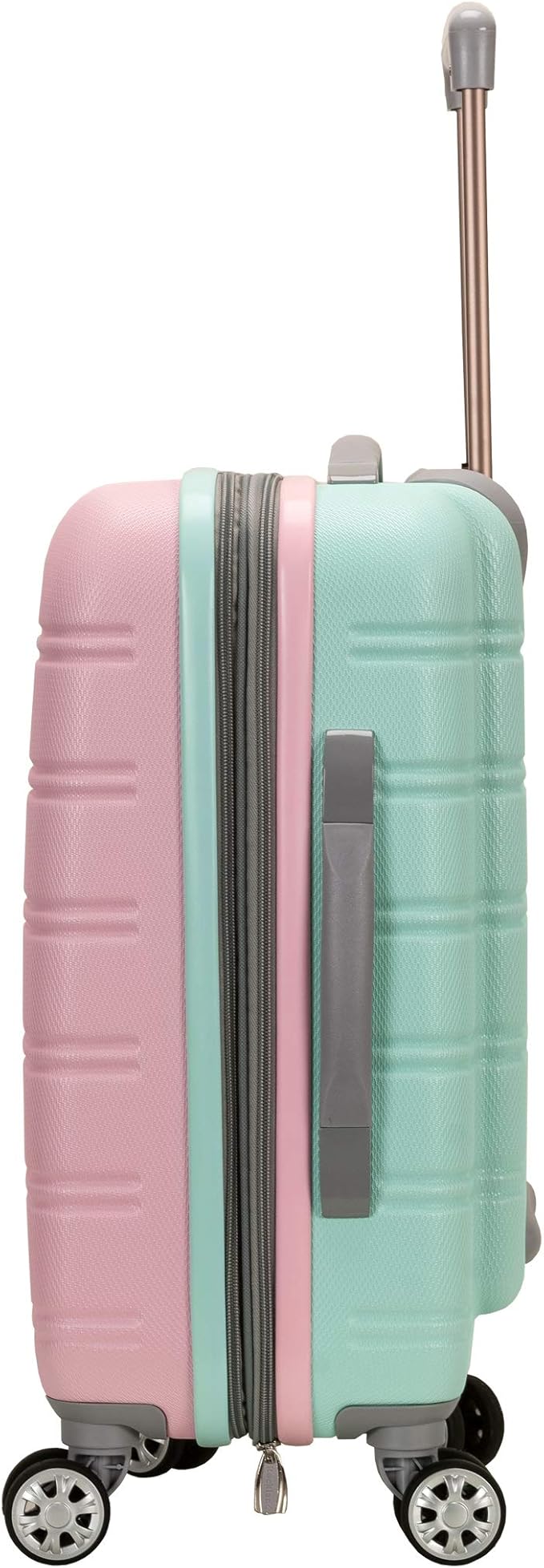 Rockland Melbourne Hardside Expandable Spinner Wheel Luggage, Mint, Carry-On 20-Inch