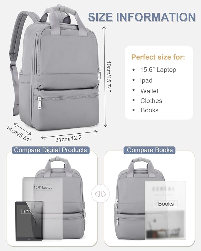 wepadre Small Travel Backpack Carry on Flight Approved Personal Item Travel Bag Carry on Backpack for Women Work Laptop Backpack for Traveling Personal Bags for Airplanes