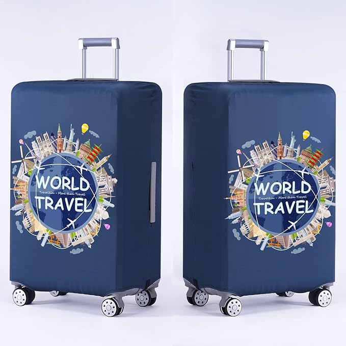 TRAVELKIN more than travel Luggage Covers For Suitcase Tsa Approved,Suitcase Cover Protector Fit 18-32 Inch Luggage