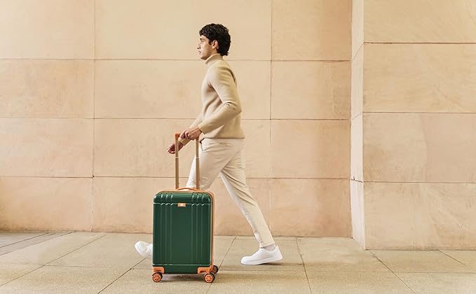 Dockers Hooper Hardside Expandable 8-Wheel Spinner Travel Checked Luggage, 28-Inch, Ponderosa Pine