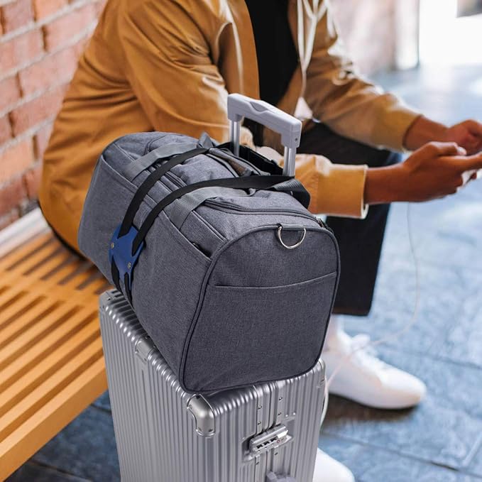 Bag Bungee, Luggage Bungee - Luggage Straps Suitcase Adjustable Belt – an Adjustable and Portable Travel Suitcase Accessory (1-Pack,Blue)