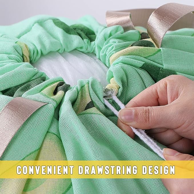 Sanlykate Extra Large Laundry Bag with Drawstring Closure and Handle, 28 x 40 Inch Heavy Duty Travel Dirty Clothes Bag for Laundromat and Household, Green Avocado