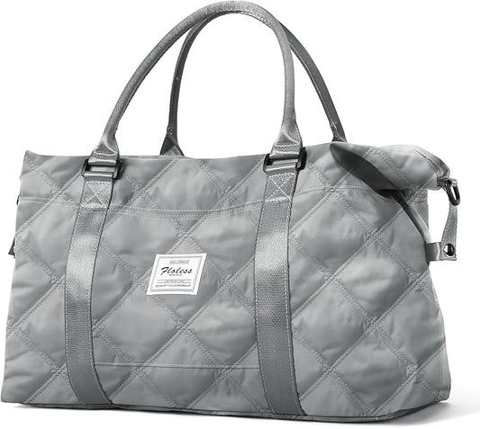 HYC00 Travel Duffel Bag,Carry-on Overnight Weekender Bags for Women,Sports Tote Gym Bag with Wet Pocket