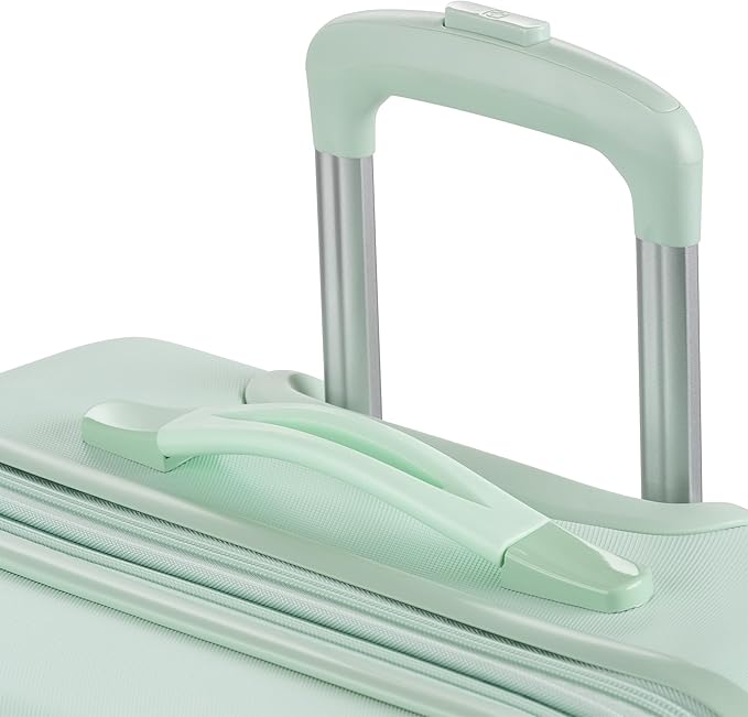SwissGear 7366 Signature Hardside Expandable Luggage with Spinner Wheels, TSA Lock, Cup-Holder, Clearly Aqua, 3-Piece Set (19/23/27)