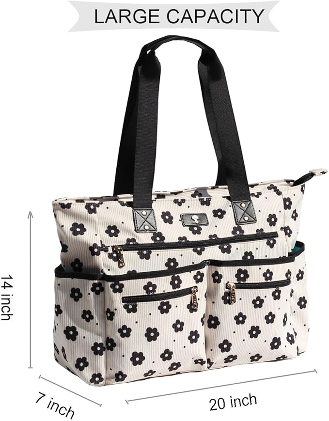 Weekender Bag Carry On Bag Overnight Tote Travel Duffle with 13 Pockets for Travel,Work，Gym,Beach,Teacher,Nurse
