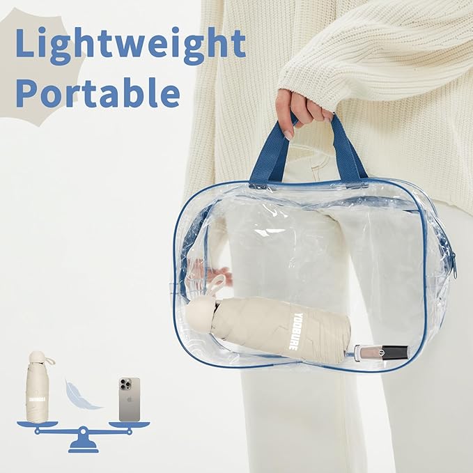 Yoobure Travel Umbrella Portable Compact Umbrellas, Pocket Mini for Purse, Umbrellas for UV Sun & Rain Small for Backpack, Umbrella with Case Folding for Kids Women