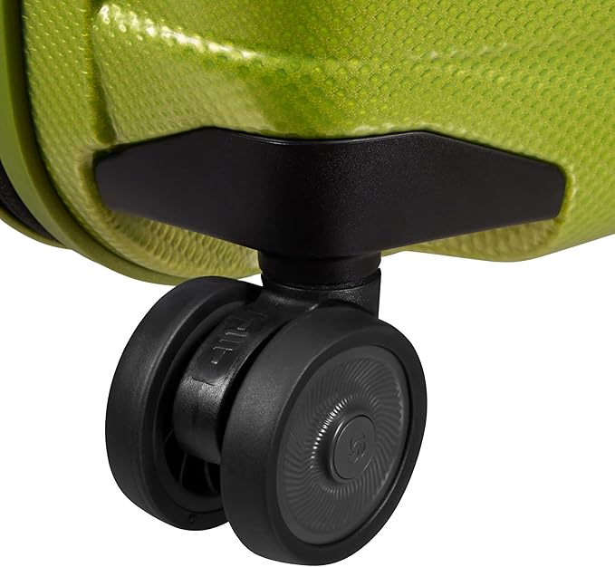 Samsonite Proxis Global Carry-On Hardside Luggage with Dual Spinner Wheels, Airline Approved - Innovative Roxkin™ Lightweight Shell With Ultimate Durability- TSA Lock, Telescopic Handle - Lime