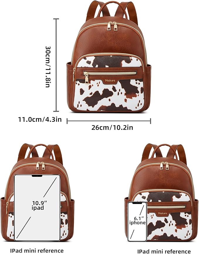 Makes Mini Backpack for Women, Stylish Daypack Purse Handbag Small Casual Daily Travel Bag, Lady Girls Gifts for Work