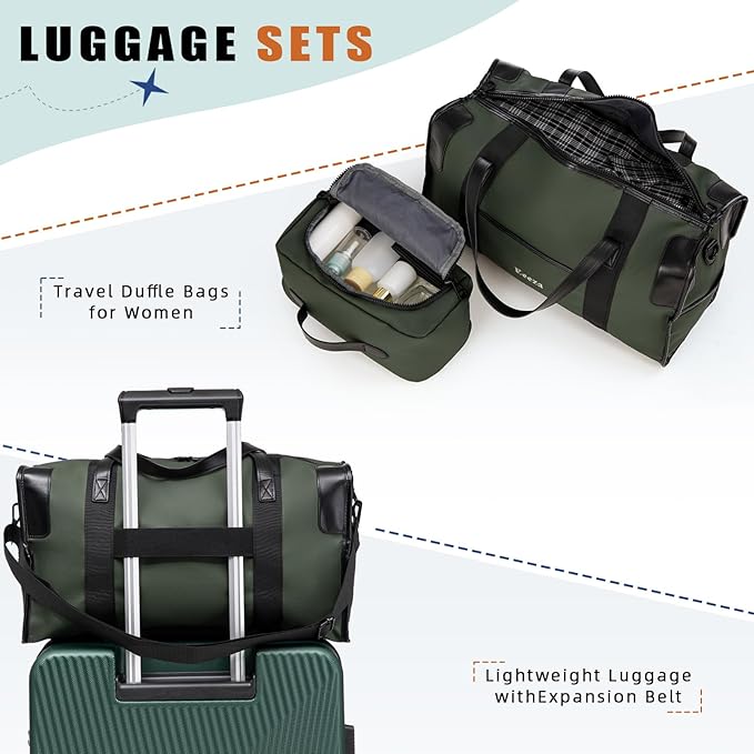 Expandable Carry on Luggage Sets,Suitcases with Detachable Wheels Hardshell 22x14x9 Airline Approved,Lightweight Luggage Set with TSA Lock,Carry on Suitcase
