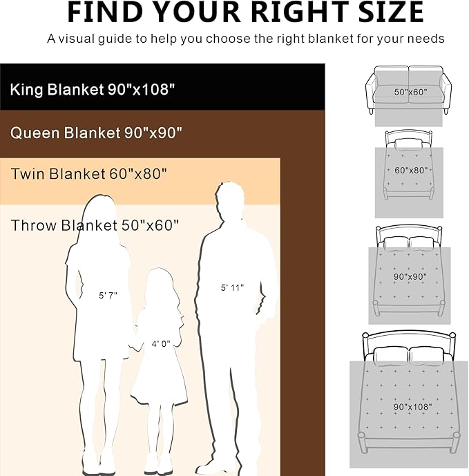 King Size Cow Blanket for Couch Bed, Soft Cozy Fleece Cow Printed Blanket for All Seasons 90"x108" (Dark Brown)
