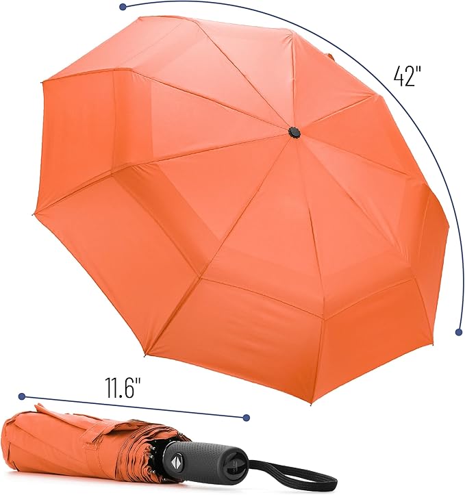 Mr. Pen- Windproof Travel Umbrella, Automatic Umbrellas for Rain, Compact