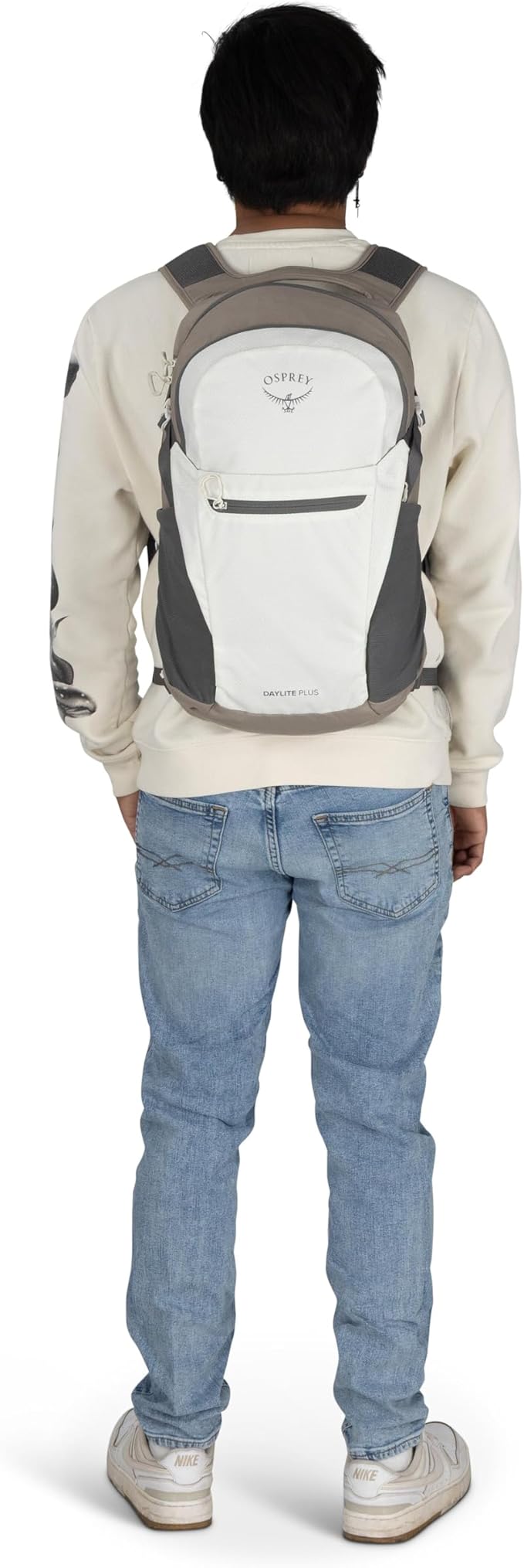 Osprey Daylite Plus Commuter Backpack - Everyday Pack with Laptop Sleeve, Bottle Pockets, and Extra Storage, Mystery White/Multi