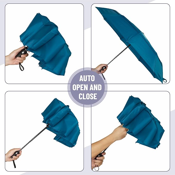 Mr. Pen- Windproof Travel Umbrella, Automatic Umbrellas for Rain, Compact