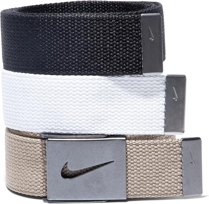 Nike Men's 3 Pack Web Belt
