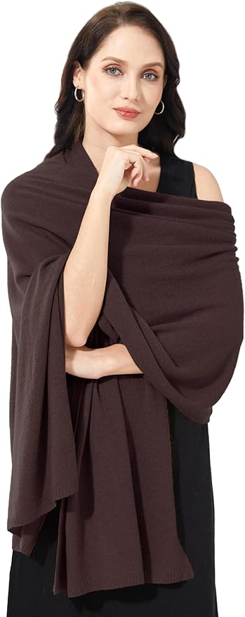 Soft Cashmere Blend Wrap Chic Scarf Stole for Women Wayfarer Travel Extra Large 87"x28"