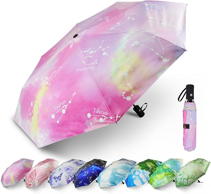 SY COMPACT Travel Umbrella Windproof Automatic Umbrellas Small Compact UV Sun Protection Factory Outlet Umbrella