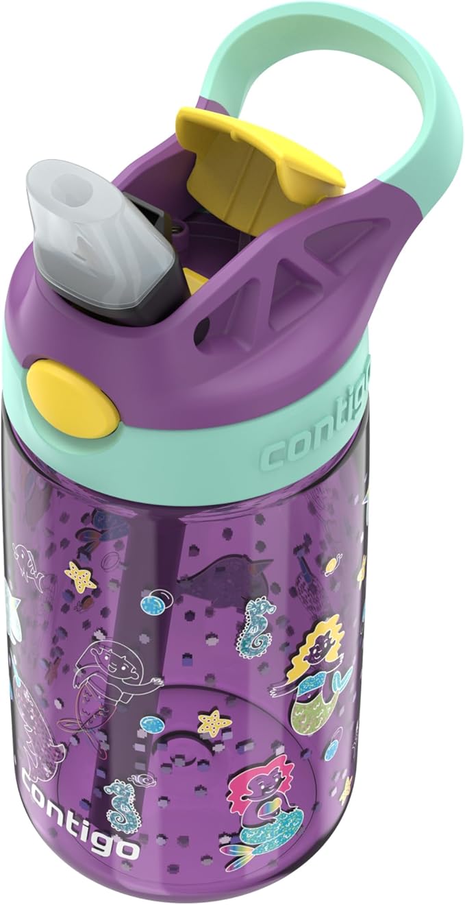 Contigo Kids Water Bottle with Redesigned AUTOSPOUT Straw, 14 oz