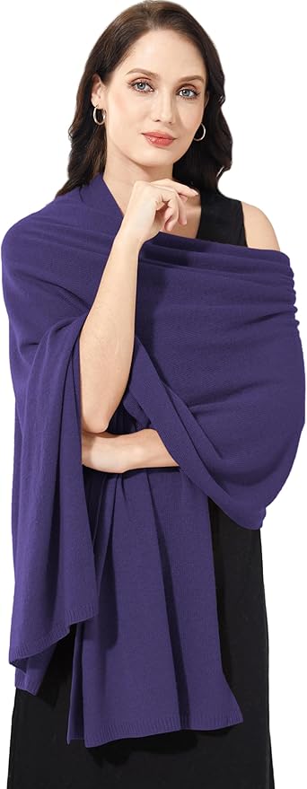 Soft Cashmere Blend Wrap Chic Scarf Stole for Women Wayfarer Travel Extra Large 87"x28"