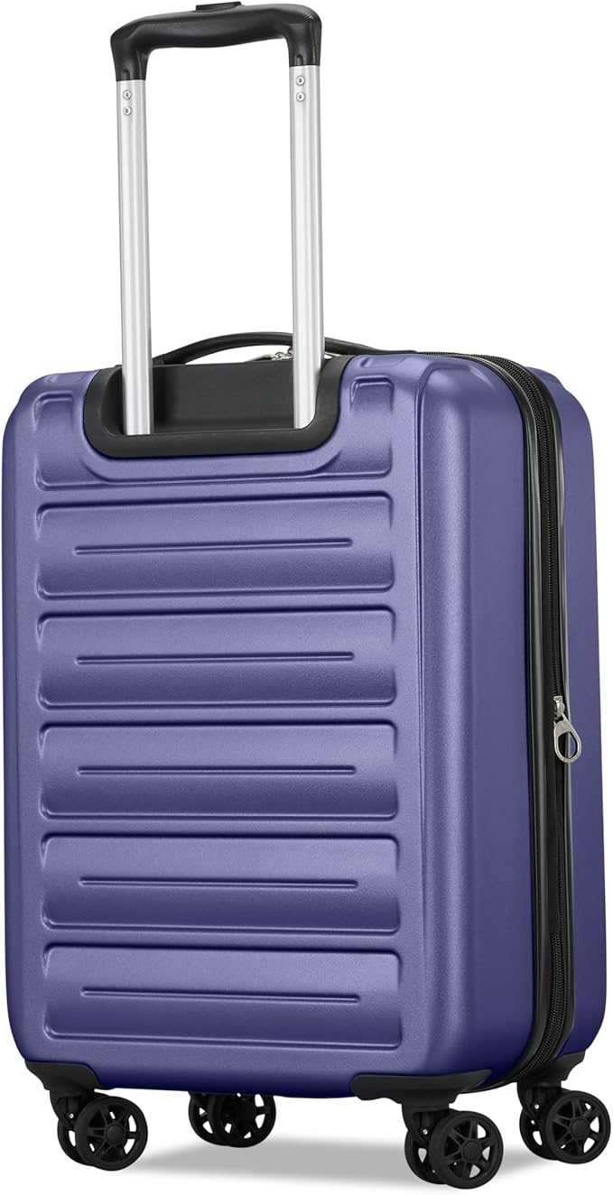 American Tourister Westridge Hardside Luggage Set with Spinner Wheels, Dusk Purple, Carry-On
