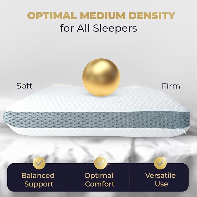 Royal Therapy Memory Foam Pillow, King Neck Pain Relief, for Neck and Shoulder Pain, Neck, Side Sleeper, Cervical Pillow,