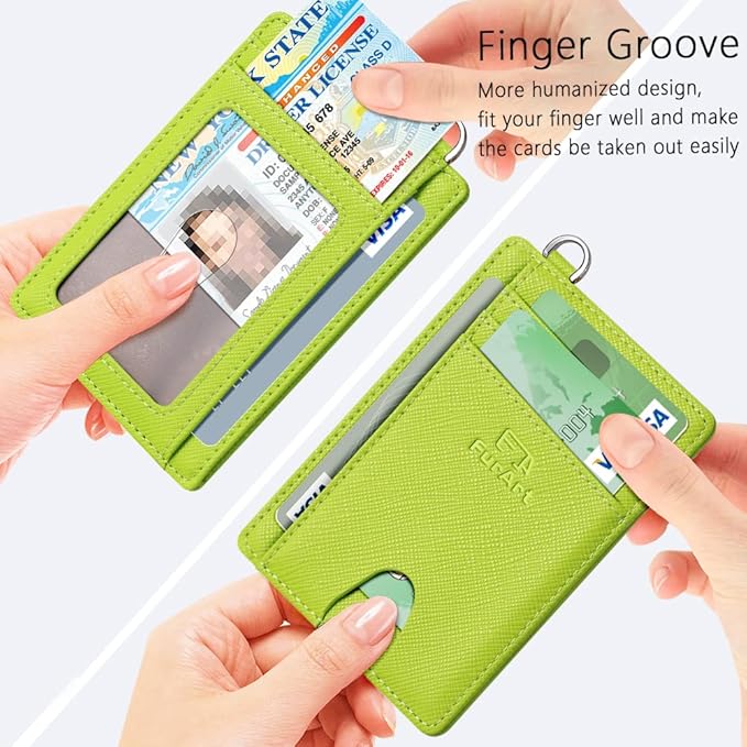 FurArt Slim Minimalist Wallet, Front Pocket Wallets, RFID Blocking, Credit Card Holder for Men