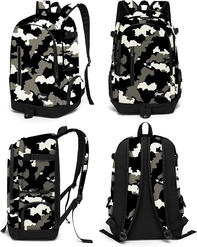 rickyh style School Backpack Travel Bag for Men & Women Lightweight College Back Pack with Laptop Compartmen